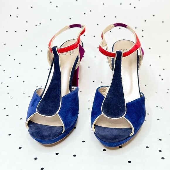 👠 SEX AND THE CITY 👠 collection high heels Germany GÖRTZ leather suede 8,5 39 - Picture 12 of 12